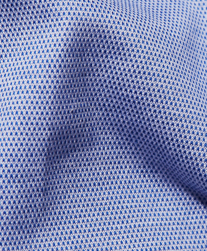 david donahue blue knit dress shirt