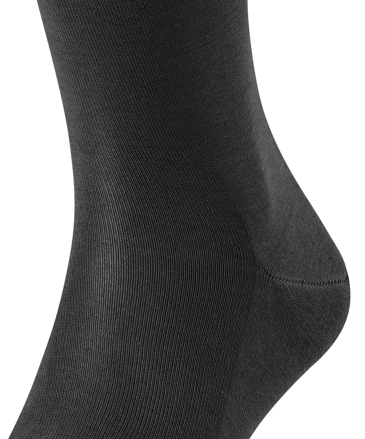 black knee-high dress sock