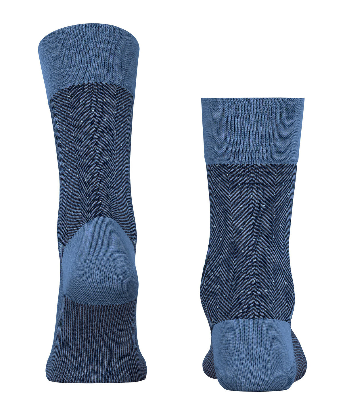 Falke blue herringbone socks