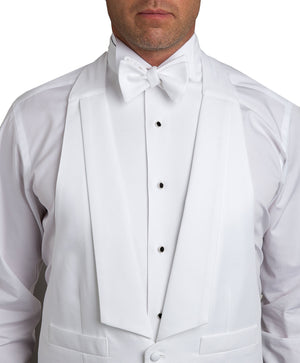 man wearing white bowtie