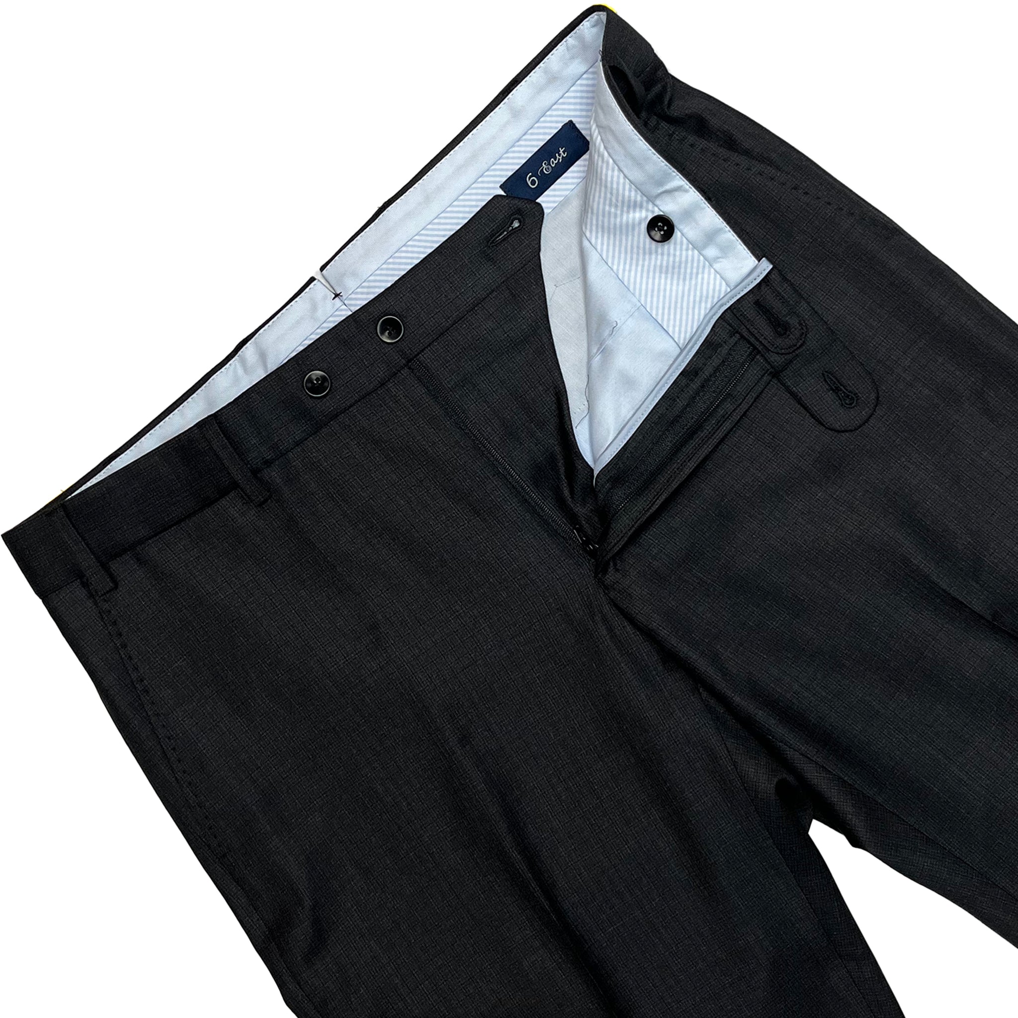 Charcoal Micro Neat Dress Pant - Houston Fit | Ballin - Q. Contrary Charcoal Micro Neat Dress Pant - Houston Fit | Ballin - Q. Contrary