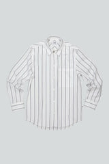 Max Long Sleeve Shirt- Navy Stripe | NN.07