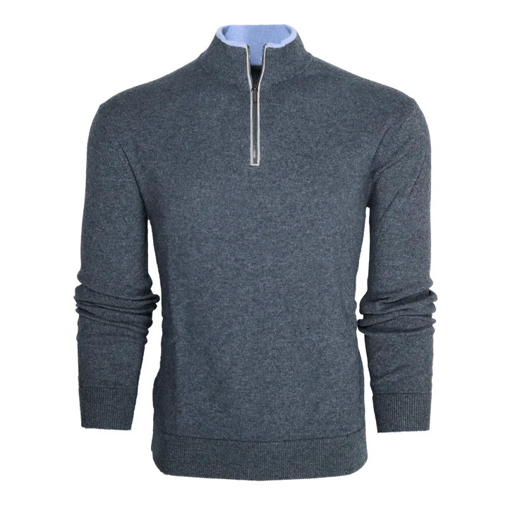 Dark Grey Heather Sebonack Sweater Greyson Clothiers