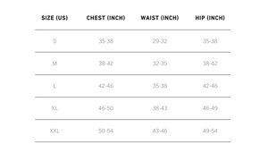 Greyson Clothiers Size Chart