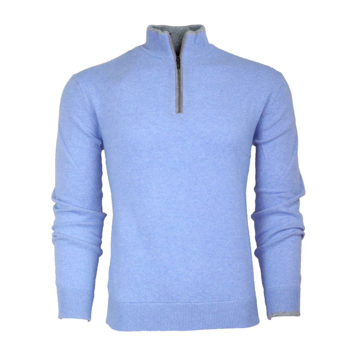 Greyson Clothiers Sebonack 1/4 Zip Sweater- Wolf