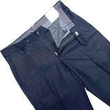 Navy Blue Heather Check Dress Pant - Soho Fit| Ballin
