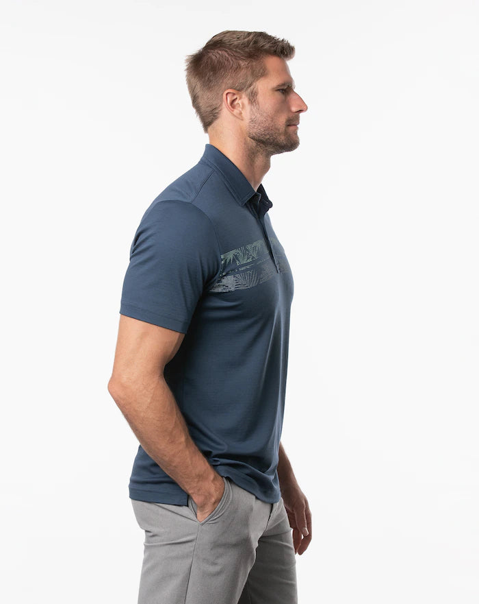 Drop Anchor Polo in Insignia by TravisMathew