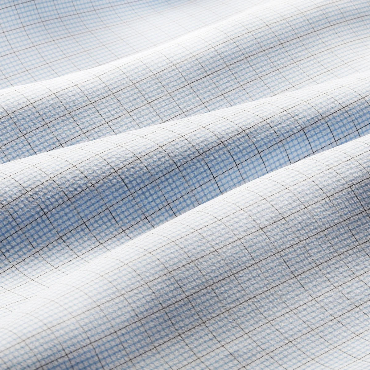 leeward plaid fabric detail