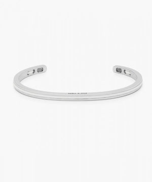 Navarch 4mm white and silver bracelet by Pig & Hen
