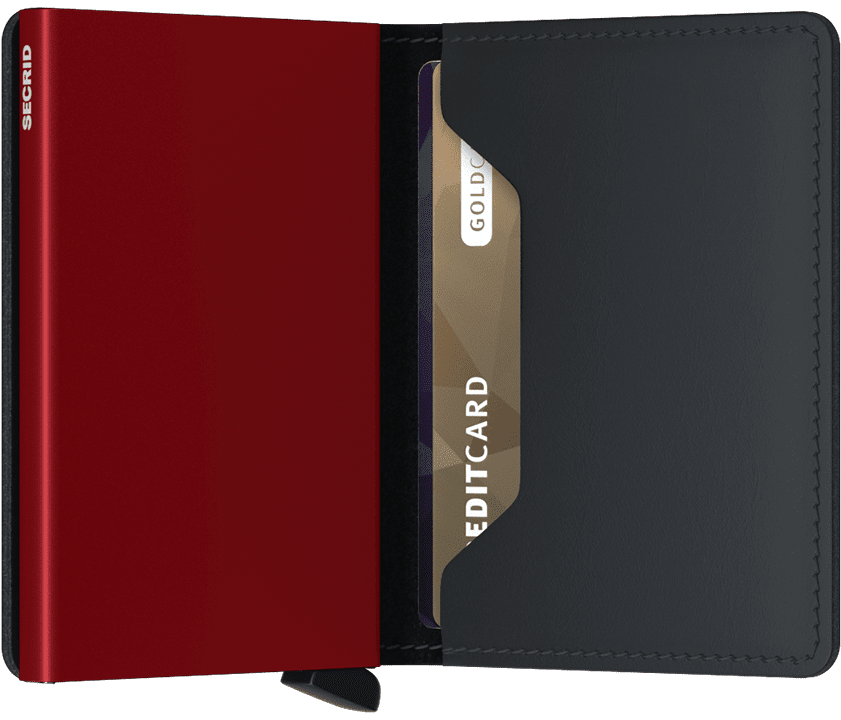 secrid slim wallet partial open